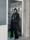 Chris Damage Hooded Denim Jacket