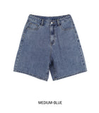 [U-DENIM] Summer A-line Half Denim Pants