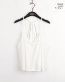 Mayata Vintage Halter Strap Point Layered Sleeveless