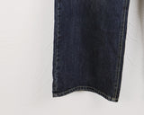 Delray Back Slit Wide Denim Pants