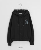 [Unisex] Simenp Printing Over Hood Cardigan