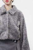 Dinaon Fluffy Crop Jacket