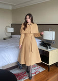 Riffel Cape Flare Long Coat