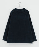 Rempa Corduroy Ribbon Collar Jacket