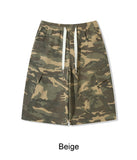 Hirosha Camo Bermuda Cargo Pants