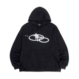 SHINING LOGO KNIT HOODIE