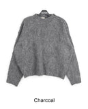 Rendi Wool Hair Button Knit