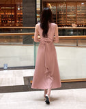 Cheline high neck sleeveless strap long one piece