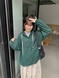 Gakoi Brushed Check Hood Over Shirt