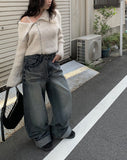 Comfy Knit Zip-Up Two-Way Cardigan
