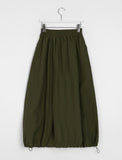 Loile Nylon String Banding Balloon Long Skirt