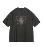 HELLO FLOWER Pigment Short Sleeve Tee