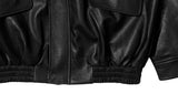 Milan Overfit Leather Blouson Leather Jacket