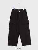 [unisex] Jubilo diagonal incision washing cargo pants