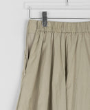 Kosyong banding pin tuck midi skirt