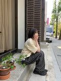 Ryuz Dot Cotton Wide Pants