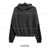 Belina pigment semi-crop hoodie