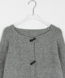 Hanoki Duffel Round Knit Cardigan