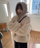 Cuden String Fleece Zip-Up Jacket