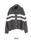 Sandy High Neck Cardigan