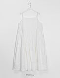 Lidaco Lace Embroidery Sleeveless Layered One Piece