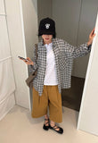 DEEP PINTUCK BERMUDA PANTS