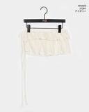 Into Wool Tiered Frill Wrap Skirt