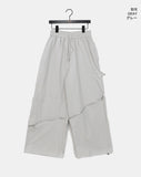 IREM Zipper String Two Way Banding Wide Cargo Pants