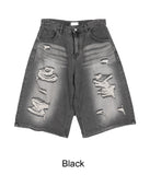 Nez Damage Bermuda Denim Pants
