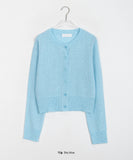 Wito Color Round Crop Cardigan