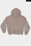 Rustic pigment washed pullover hoodie