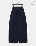 Turnon Cotton Color Wide Banding Pants