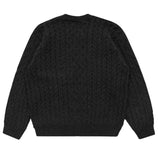 Soft cable heavy knit