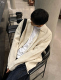 Two-way collar cardigan