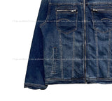 Undead China Neck Denim Jacket