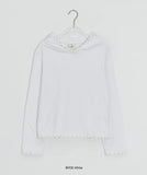 [BAONHAUS] Crea Flower Layered Hoodie