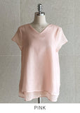Hairline Chiffon Layered Blouse