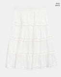 Hanyu Frill Midi Skirt