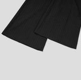 Lips Stripe Bootcut Slacks