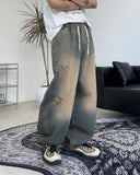 Taran Washing Balloon Denim Pants