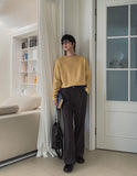 Anna Brush Crop Knit