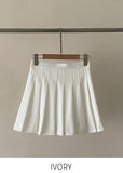 Log Pleated Bandng Skirt