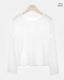 Rodick Star See-Through Long Sleeve T-Shirt
