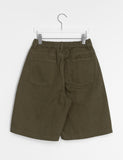Helpice Slit Cotton Bermuda Pants