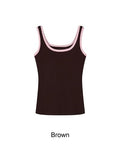 Lean Color Matching Line Sleeveless
