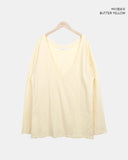 Humma Deep V-Neck Long Sleeve T-Shirt
