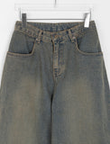 Coriku Washing Wide Balloon Denim Pants