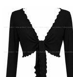 Needs Tie Bolero Cardigan