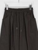 Banding Pin-Tuck Wide Pants