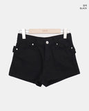 Danto Eyelet Studded Shorts